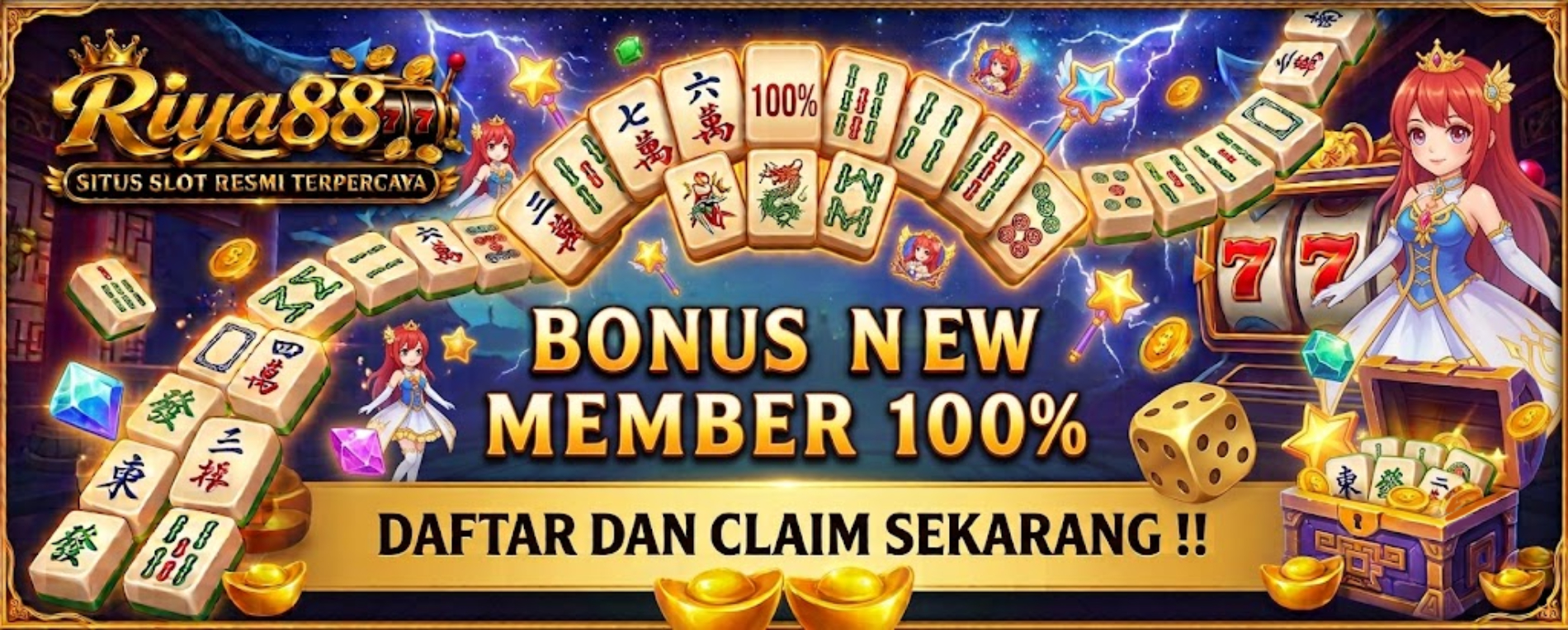 Bonus New Member 100%